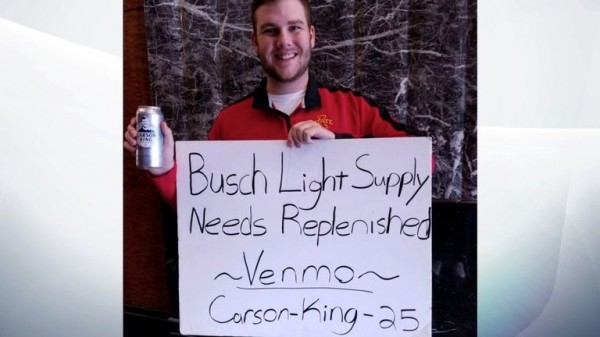 
                              Sports fan asks for beer money and ends up raising $1m for children's hospital
                      