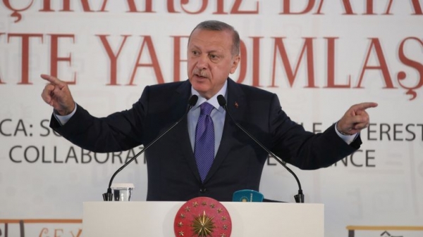 Turkish President Erdogan vows to 'crush the heads' of Kurds in Syria
Turkish President Erdogan vows to 'crush the heads' of Kurds in Syria