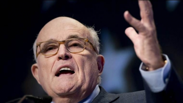 Giuliani attacks foes, claims again to have 'insurance' to stay in Trump's good graces Giuliani attacks foes, claims again to have 'insurance' to stay in Trump's good graces