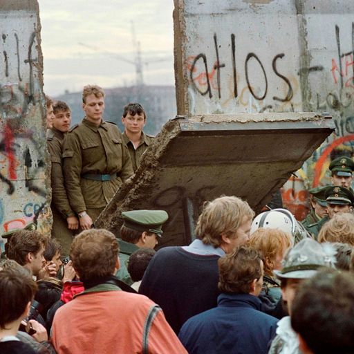 
                              No wall too high to be broken down, says Angela Merkel on Berlin Wall anniversary
                      