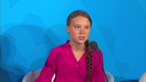 
Climate change: Thousands of children skip school to take part in protests
